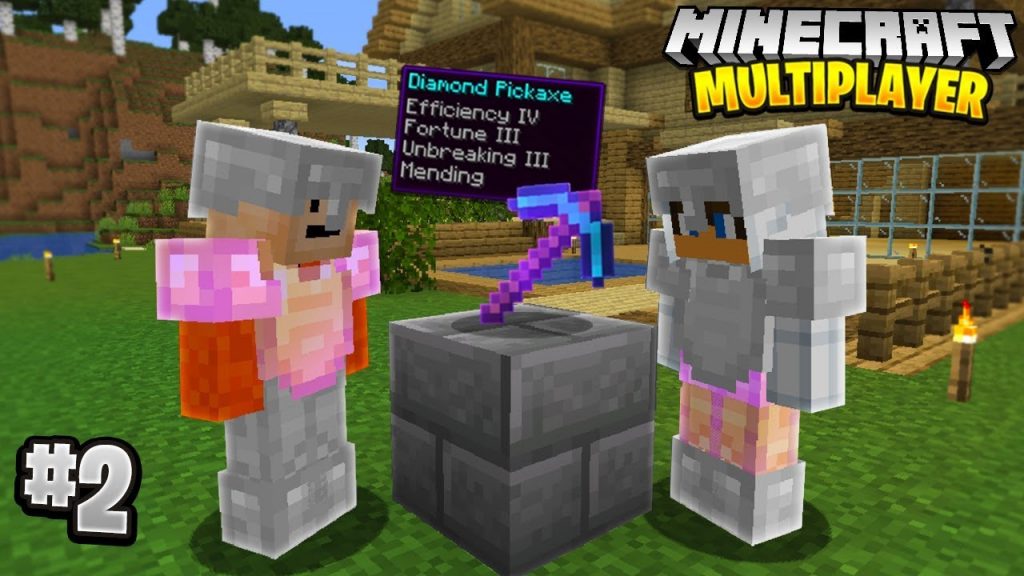 THE LUCKIEST ENCHANTMENT in Minecraft Multiplayer Survival! (Episode 2)