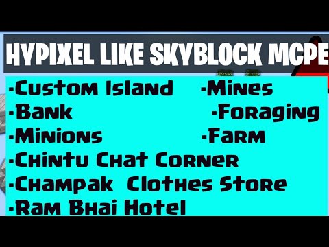 Best Hypixel Like Server For Mcpe|Subscribe Mc Review (Parody)