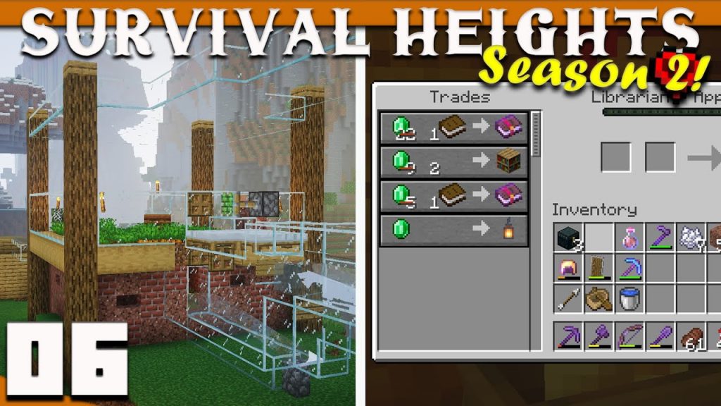 Minecraft: Survival Heights - Villager Breeder & Mending | Minecraft 1.16 Amplified Survival [S2 06]