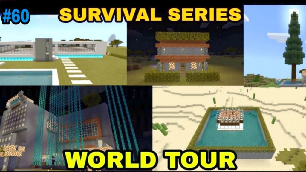 My world tour(survival series)- Minecraft Survival Gameplay in Hindi #60