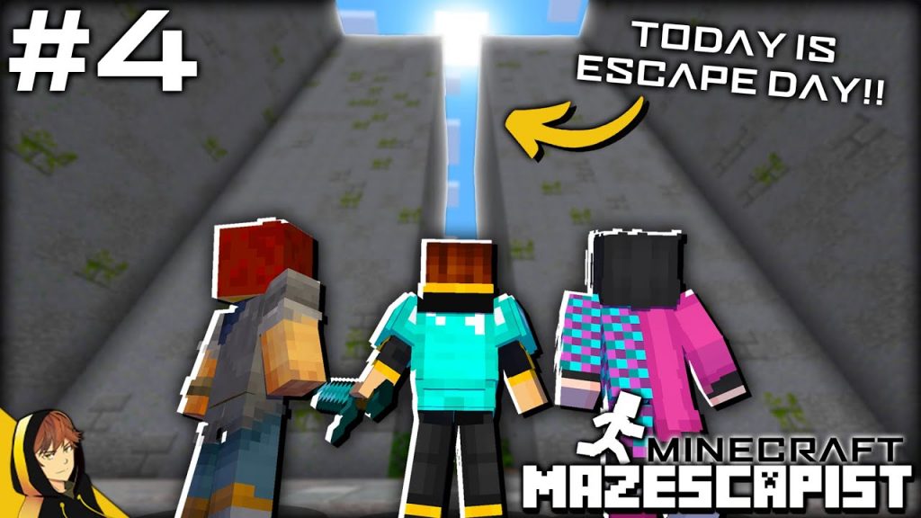 TODAY WE ESCAPE THE MAZE!!! | Minecraft - Mazescapist  [#4] - Mini Series