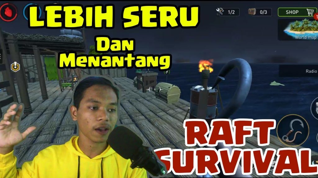 HARI KE-14 DAN BELUM BAHAGIA~RAFT SURVIVAL ANDROID SUPER SERU #2
