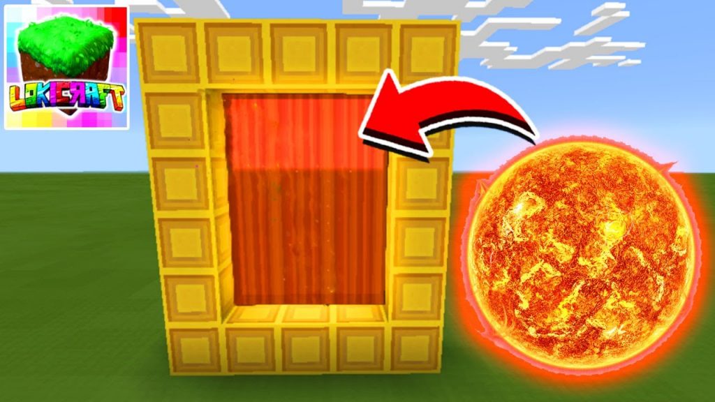 How To Make a Portal To The SUN Dimension in LOKICRAFT