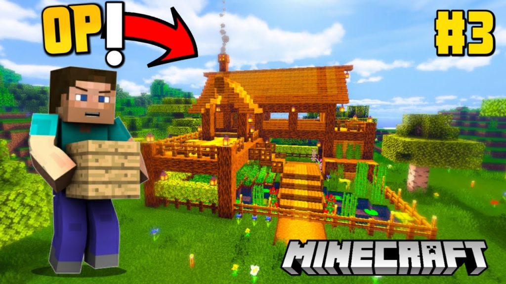 I BUILD A STARTER HOUSE IN MINECRAFT | MINECRAFT SURVIVAL IN HINDI #3