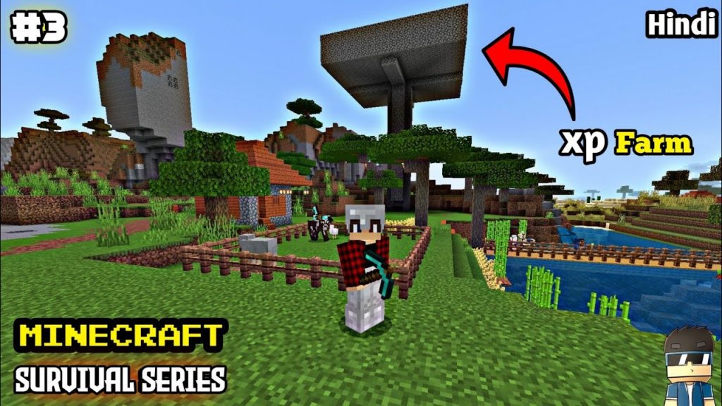 I Made XP Farm In Minecraft Survival series | Hindi | #3