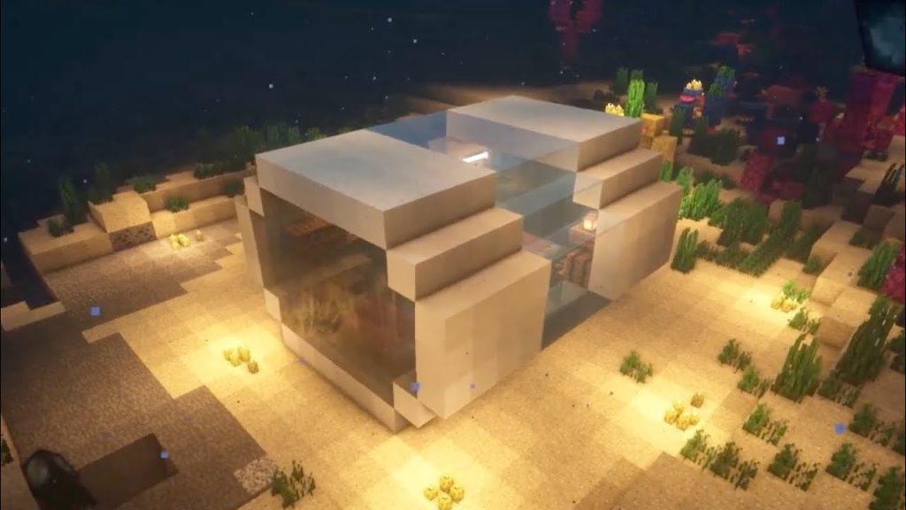 Minecraft: A guide to building a large modern house #1