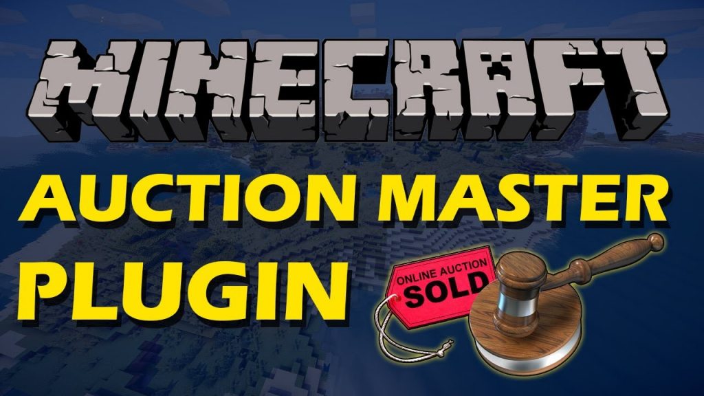 Sell items in Minecraft with Auction Master Plugin