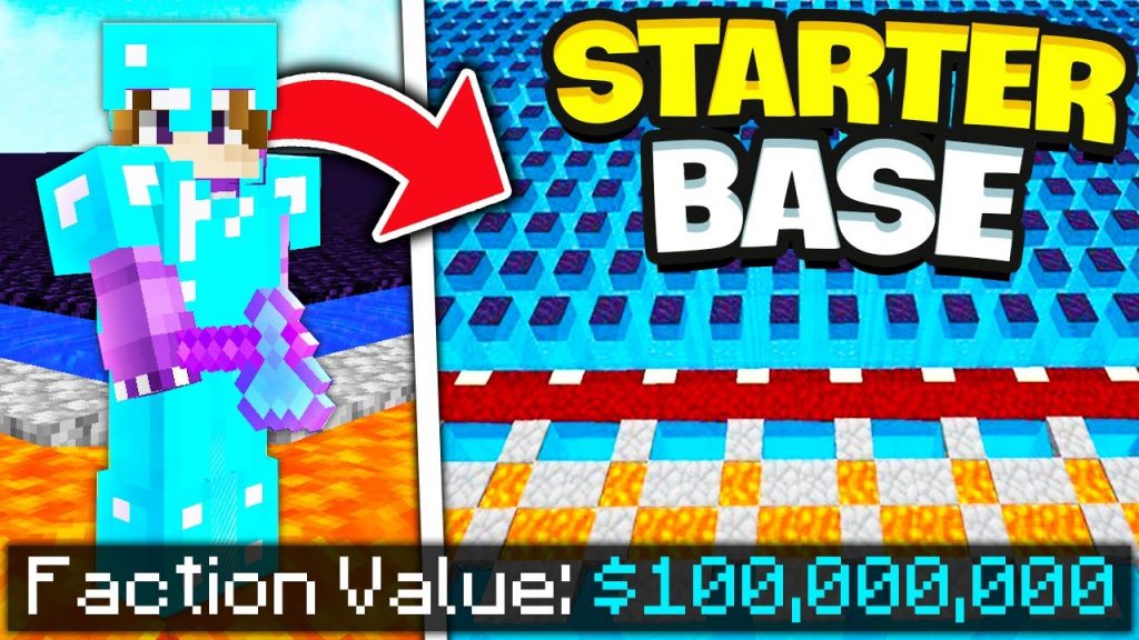 BUILDING THE STARTER GOD BASE! *RICHEST* | Minecraft Factions (Minecadia Pirate)