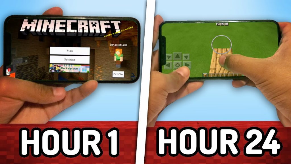 Becoming The BEST Minecraft PE Player in 24 Hours..