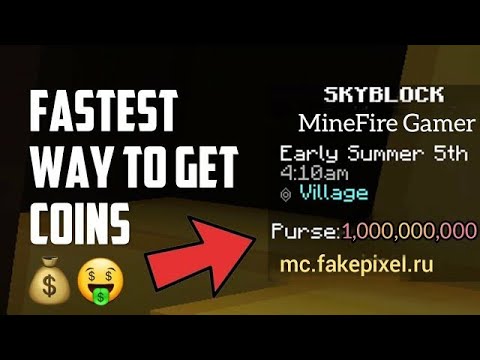 FAKEPIXEL SKYBLOCLK | HOW TO GET UNLIMITED COIN IN FAKEPIXEL | FAKEPIXEL  #fakepixel #12