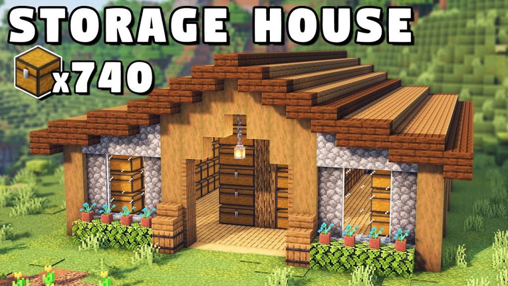 Minecraft Ultimate Storage House Tutorial [How to Build]
