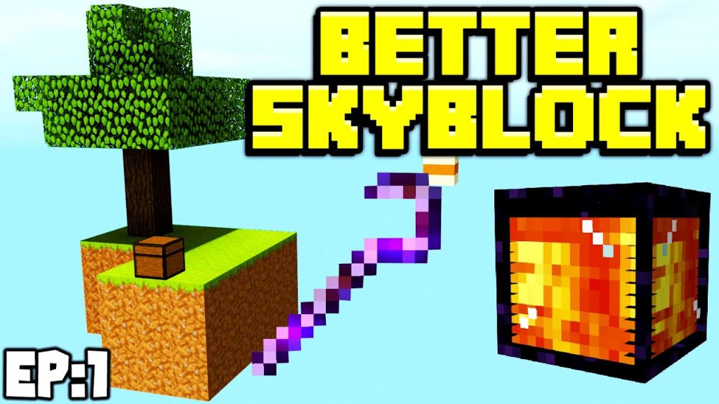 {Better Skyblock} A New Beggining! Ep:1 (Better Skyblock AddonPack) Minecraft Bedrock