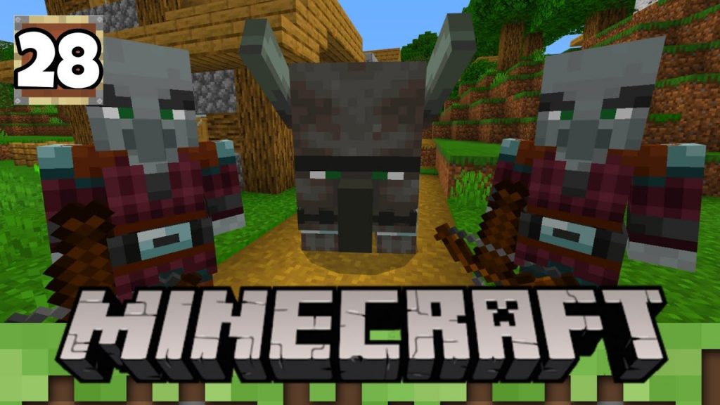 Defending The Village! - Minecraft Survival Let's Play #28