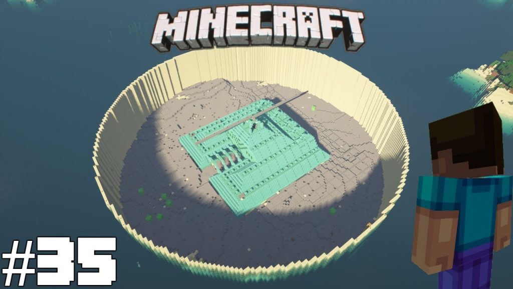 Draining Ocean Monument (Part 3/3) - Minecraft Survival Island Timelapse S6E35
