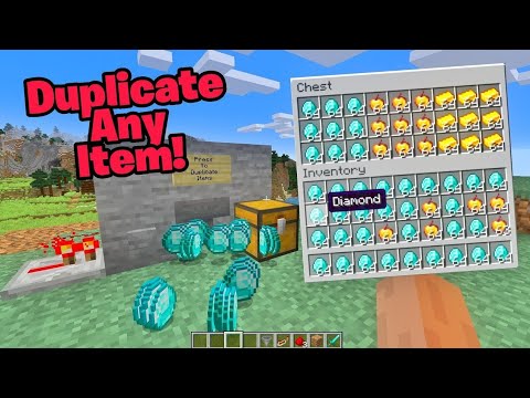 Duplicate any item in minecraft (New) Minecraft duplication glitch PS4/Xbox 2021