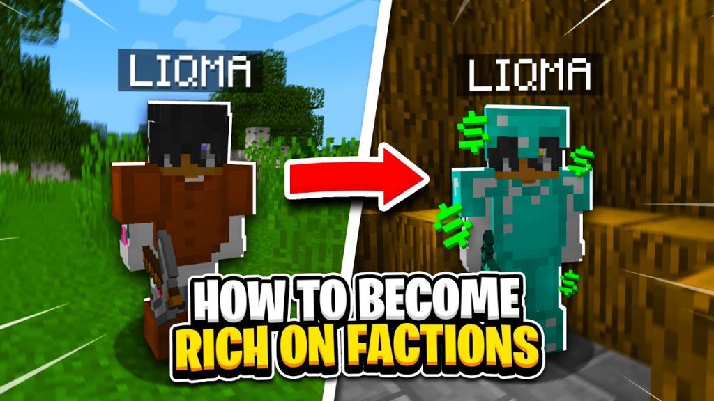 How To Become rich on Minecraft Factions.....