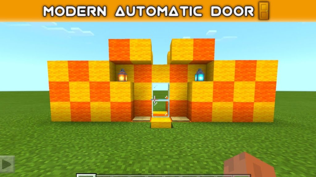 How To Make " Minecraft Fully Automatic Door " | How To Make Sensor Door In Minecraft | ZEET003
