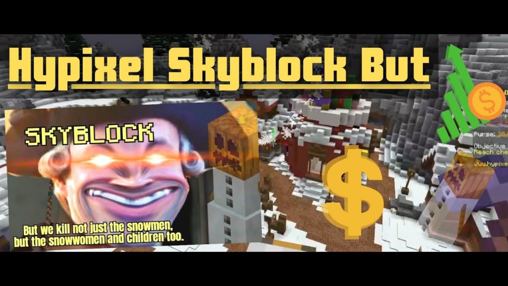 Hypixel skyblock Island intro to the recruits minecraft