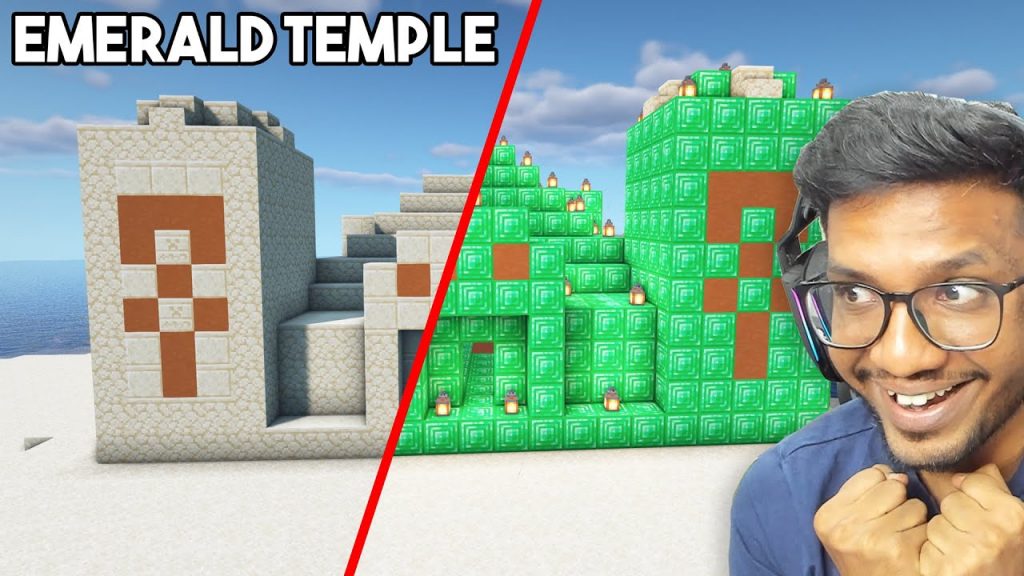 I Made Emerald Temple In Minecraft Survival 61