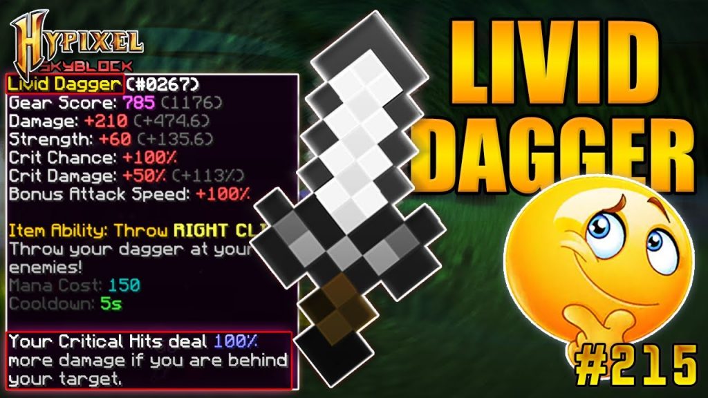 LIVID DAGGER Better Than MIDAS Sword? | Hypixel Skyblock - Minecraft EP. 215