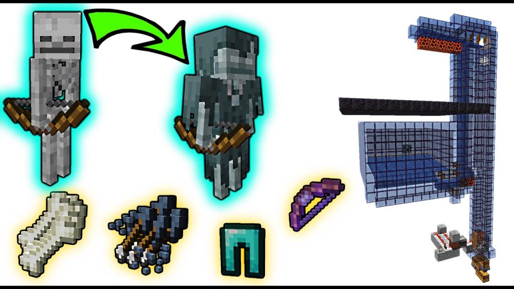 Perfect Skeleton Spawner Auto Farm! (bones, ench armor, bows) | Minecraft