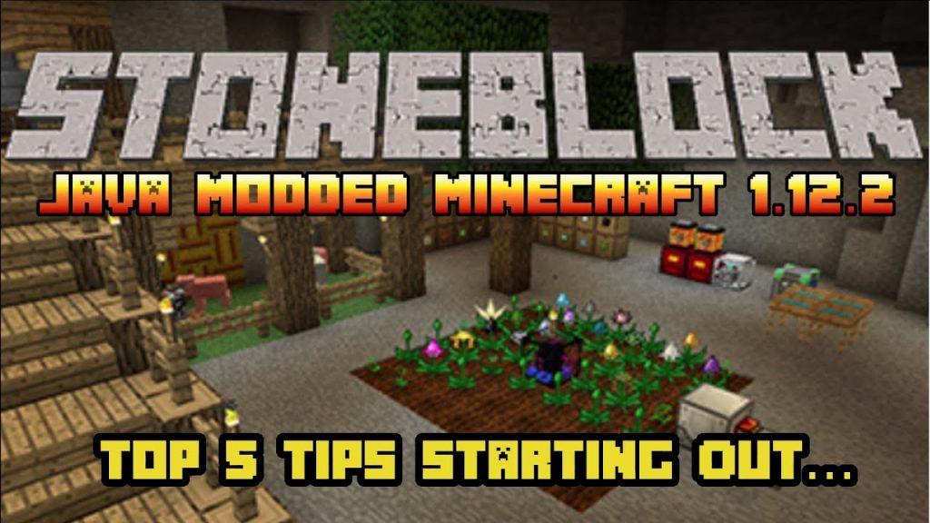 StoneBlock Let's Play Top 5 Tips Java Modded Minecraft 1.12.2