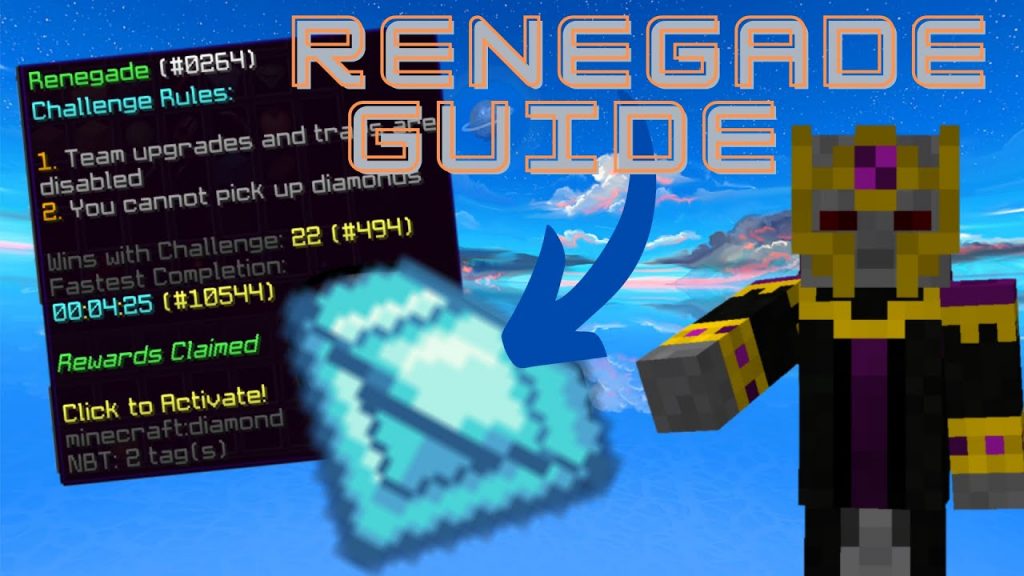 The Professional Guide to Renegade Challenge - [Solo BedWars Tutorial]