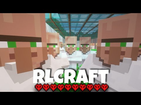 Trying to get GOD villagers from breeding farm - RLCraft EP. 19