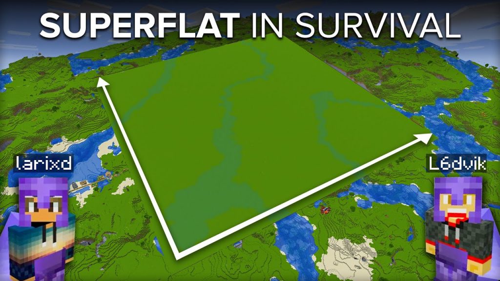 We Built Superflat World BUT In Survival Minecraft