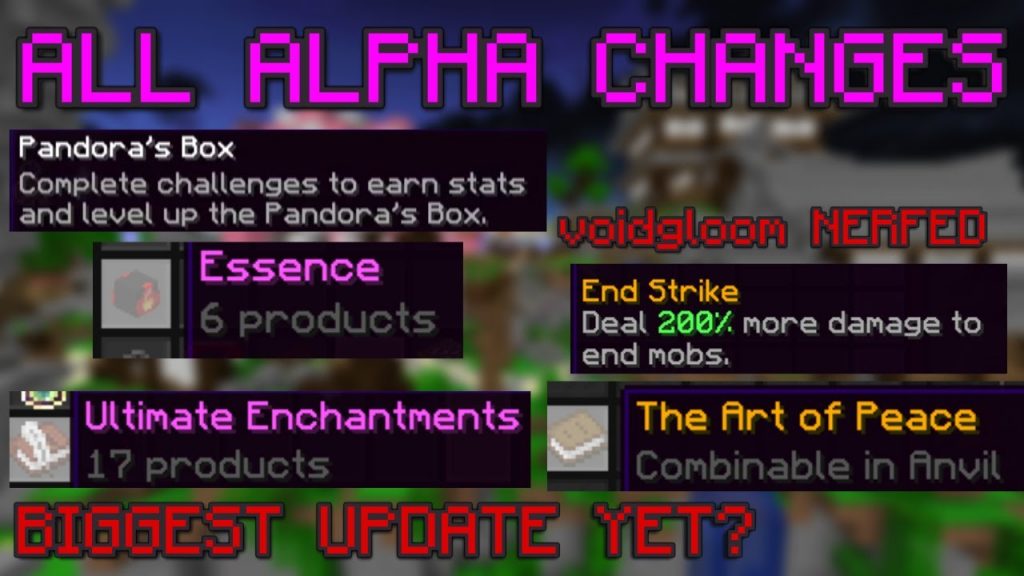 EVERY CHANGE COMING TO SKYBLOCK! (Hypixel Skyblock Alpha)