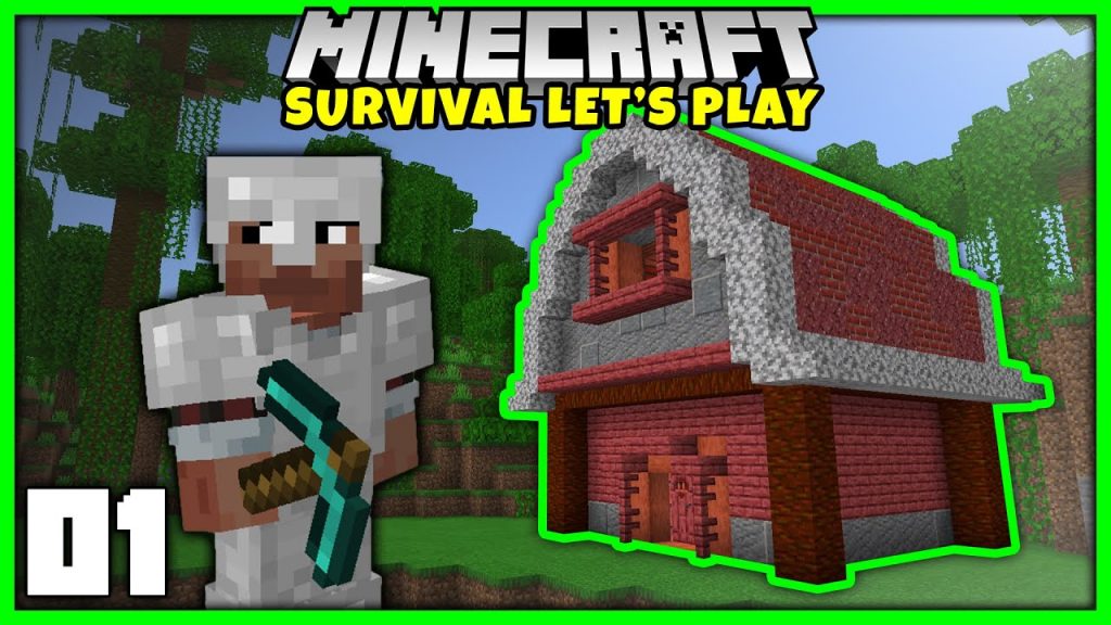Humble Beginning! Minecraft Bedrock Survival Let's Play Episode 1 (1.16)