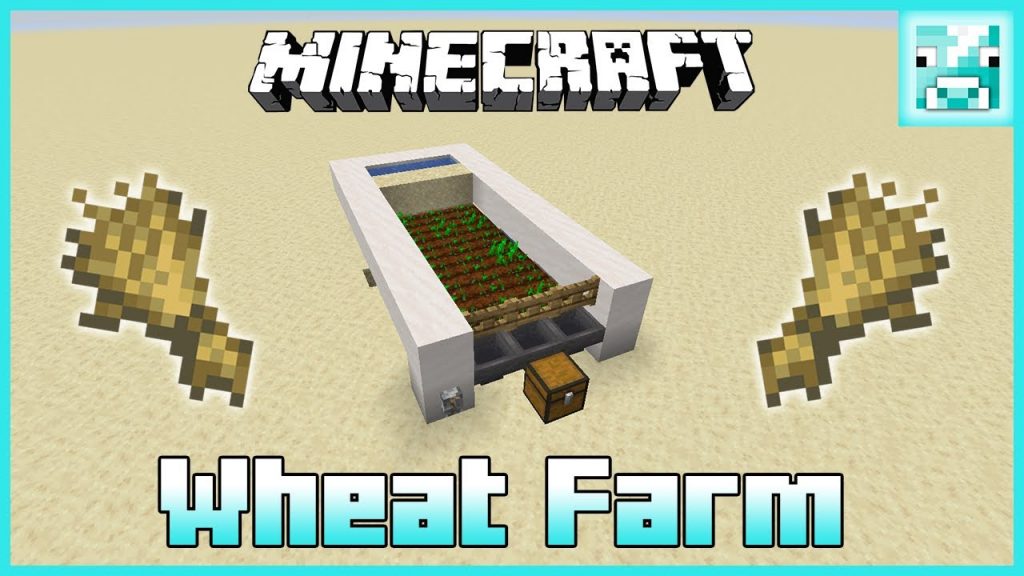 Minecraft 1.15: Beginner WHEAT FARM Tutorial