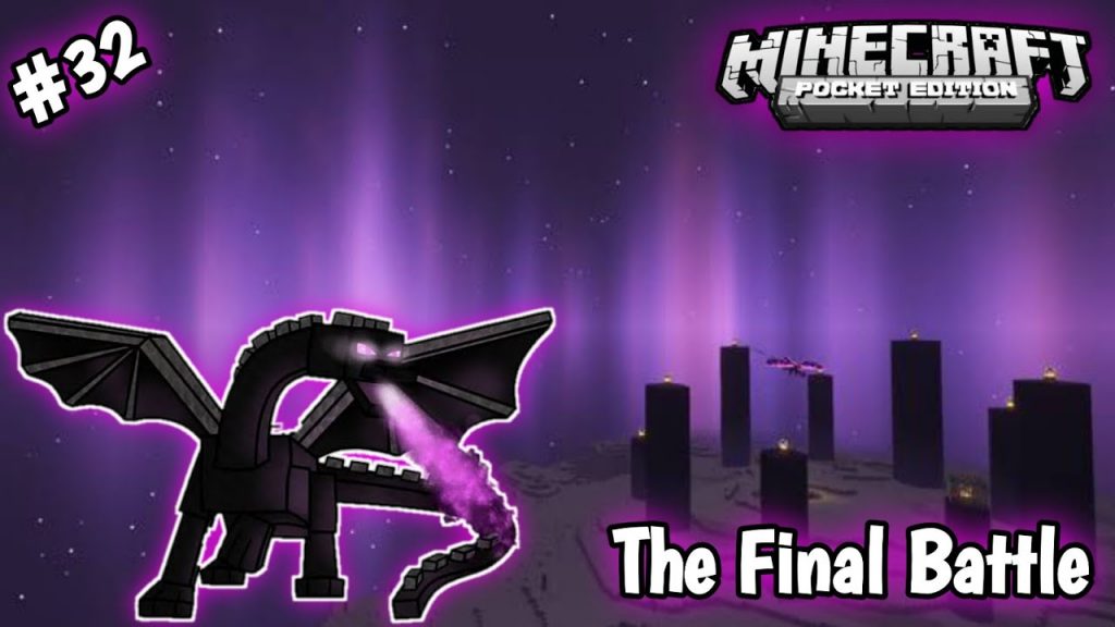 The Final Battle with Dragon || Minecraft Survival Series || Minecraft Pe, Bedrock || Part 32
