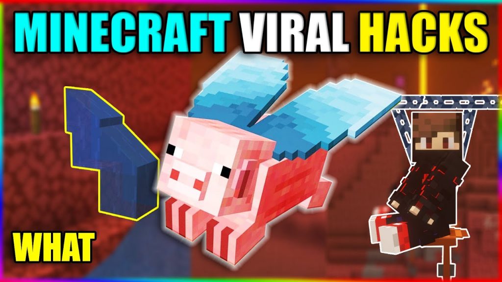 Trying viral minecraft hacks | minecraft in hindi | minecraft tik tok hacks