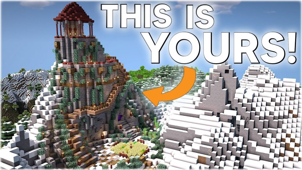 YOUR Base in the Mountains in Minecraft 1.19 Survival | World Download JAVA & BEDROCK