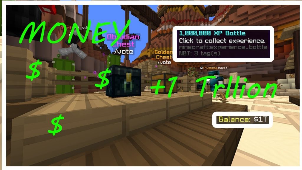6 NEW and IMPROVED Ways To Make Money In Datblock Factions (Minecraft)