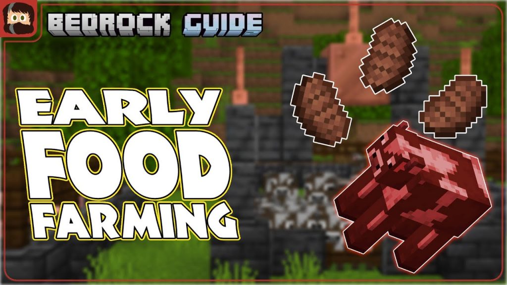 Early FOOD Farm | Bedrock Guide S2 EP9 | Tutorial Survival Lets Play Minecraft 1.18