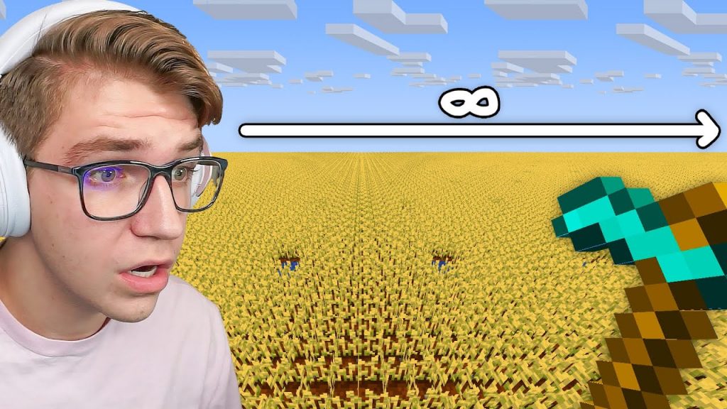 I BUILT THE WORLD'S BIGGEST WHEAT FARM! | Minecraft Skyblock