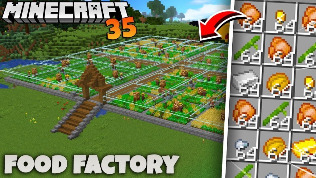I Build Food Factory In Minecraft | Survival Series #35