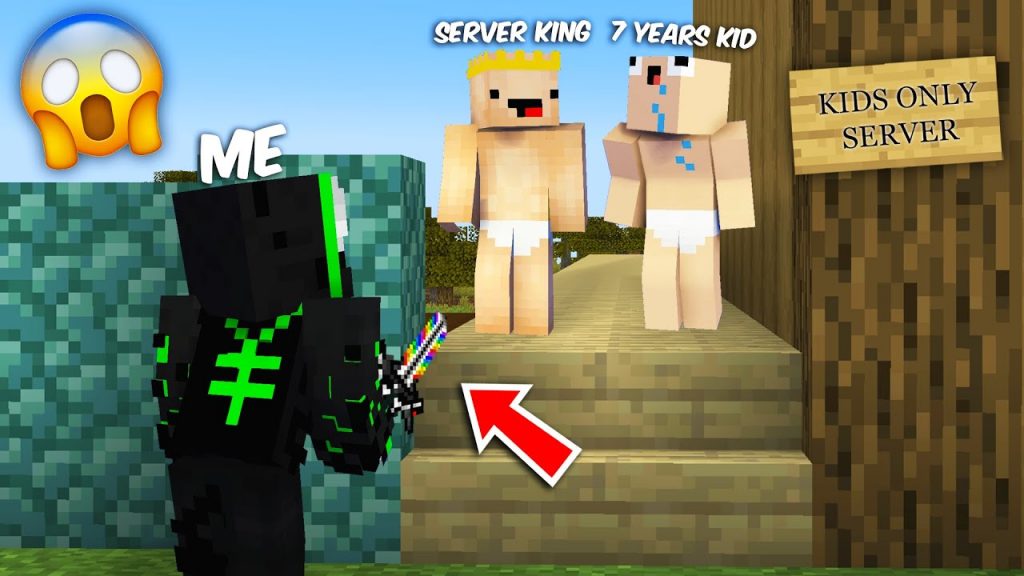 I Hacked into a KIDS ONLY Minecraft Server..