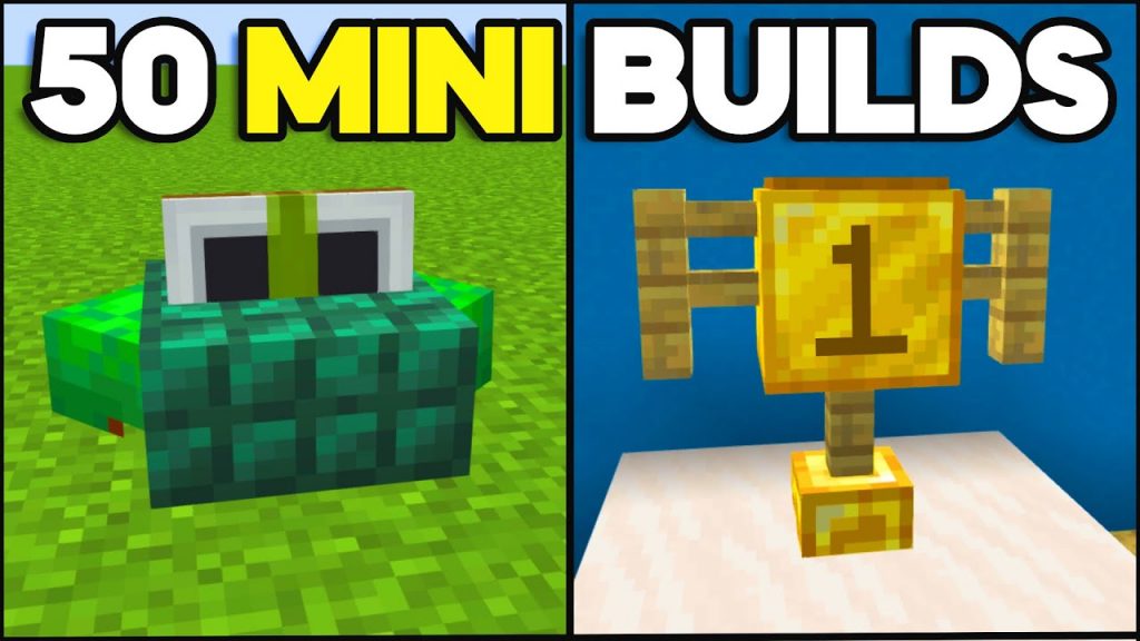 Minecraft: 50+ Mini Build Hacks & Tricks!