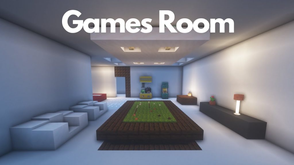 Minecraft: Modern Games Room Tutorial