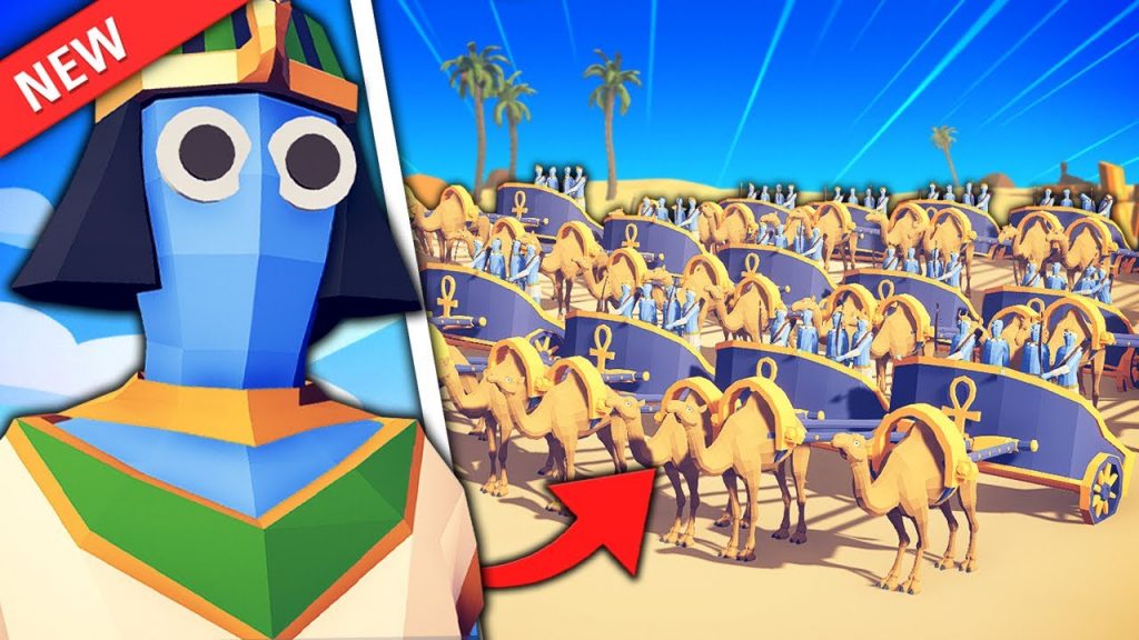 NEW TABS Egypt Faction CHARIOT ARMY vs ALL ARMIES - New Totally Accurate Battle Simulator Update