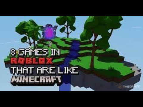 Playing FAKE Minecraft games on Roblox | Roblox Gameplay