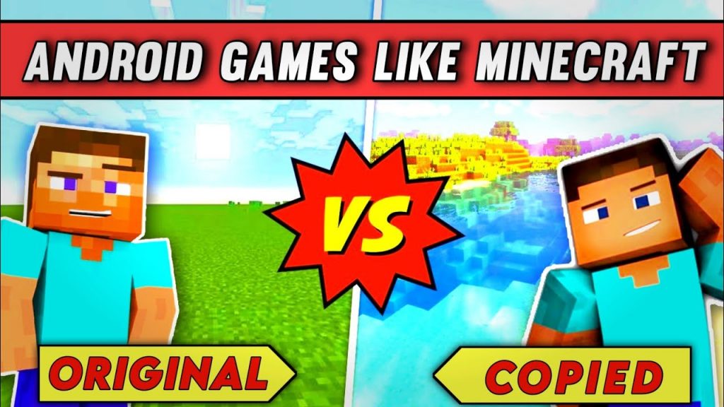 Top 5  games like Minecraft android | Copy games of Minecraft android 2022