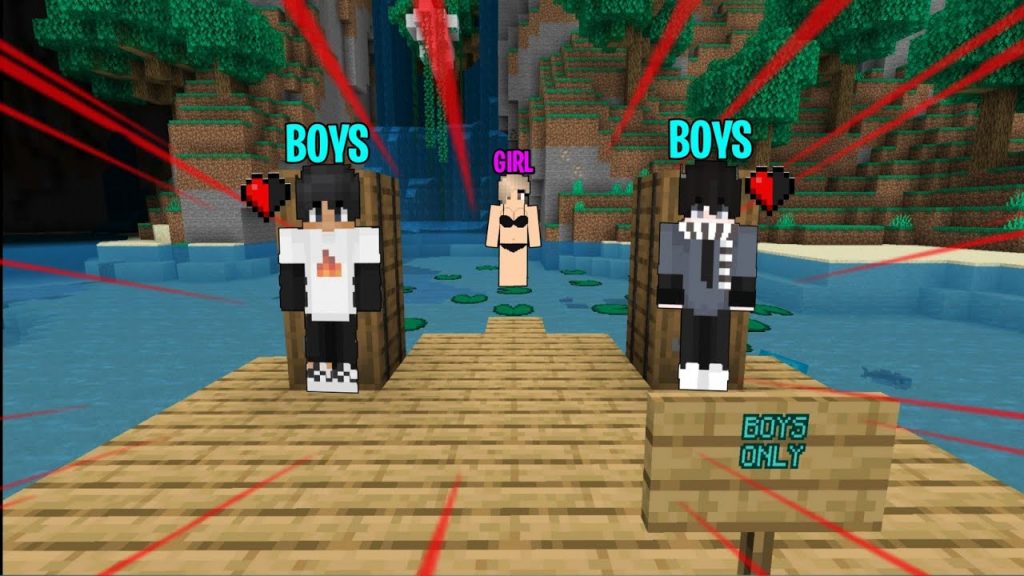 I Secretly Joined BOYS ONLY Server as GIRL in Minecraft !