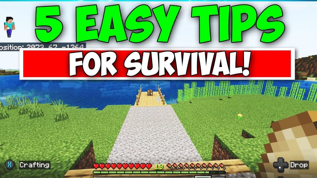 5 Minecraft Tips For SURVIVAL! Make Surviving EASY AND FUN!