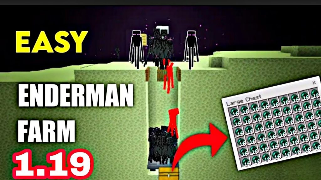 Easyest ENDERMAN XP FARM in Minecraft 1.19