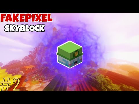 FAKEPIXEL SKYBLOCK | I Craft A Emerald Minion | Cracked Hypixel Server | Minecraft Hindi | #2