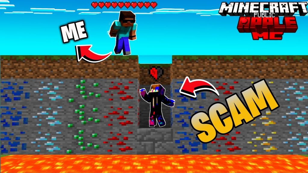 How I SCAMMED Deadliest Player In Apple mc Minecraft Server | Apple Mc | DYNAMIC NIHAL